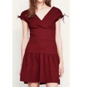 NWT Maje Burgundy Dress
